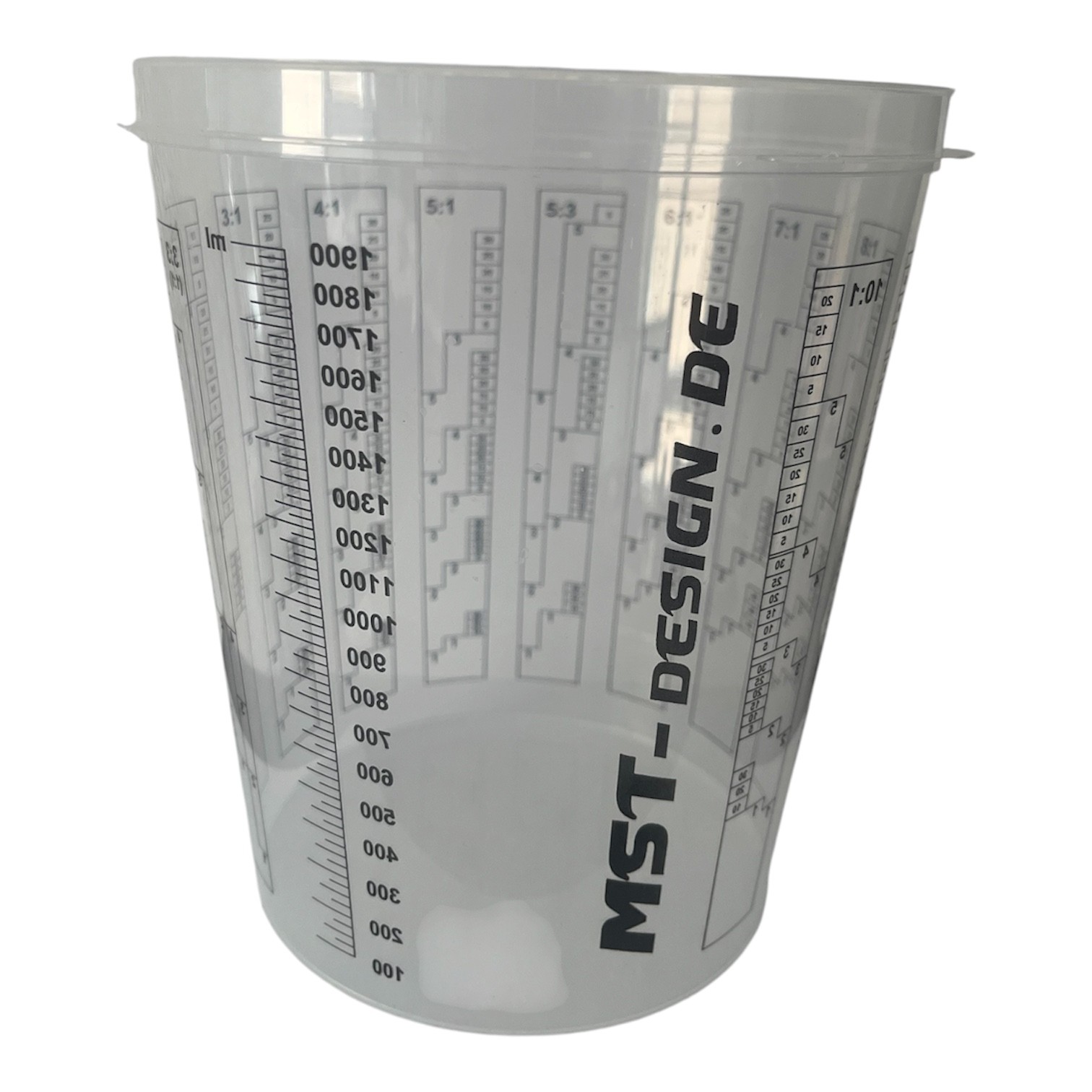Lackmischbecher - Messbecher - Mischbecher 2,3 L - 2300 ml