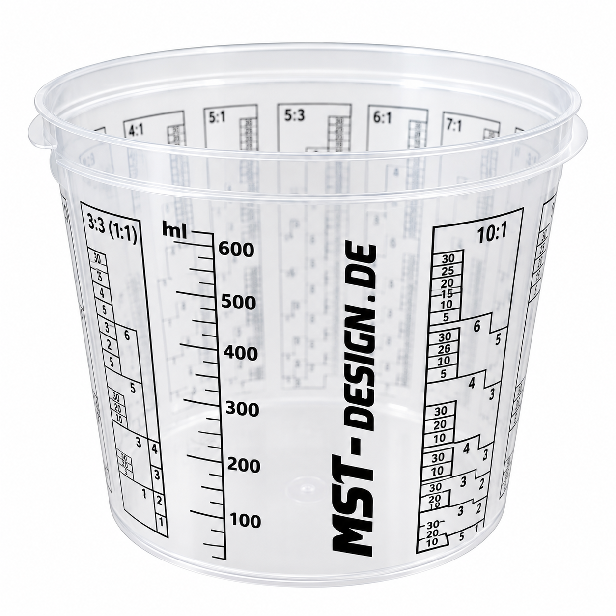Lackmischbecher - Messbecher - Mischbecher 0,75 L - 750 ml - 0,75 l