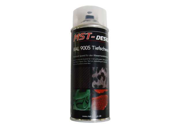 Spraydose Nitrolack RAL 9005 schwarz matt 375 ml - ABVERKAUF