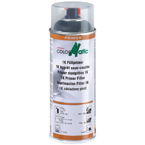 Colormatic 1K Füllprimer Spraydose 400 ml schwarz - 549663