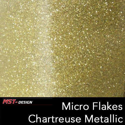 Micro Flakes Chartreuse Metallic Effektlack