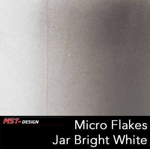 Micro Flakes Jar Bright White Effektlack