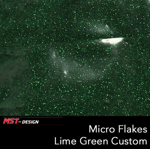 Micro Flakes Lime Green Custom Effektlack
