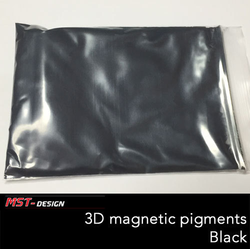 3D Pigmente magnetisch schwarz Effektlack 25 Gramm